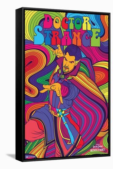 Marvel Doctor Strange in the Multiverse of Madness - Neon-Trends International-Framed Stretched Canvas