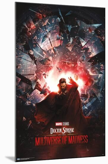 Marvel Doctor Strange in the Multiverse of Madness - Official One Sheet-Trends International-Mounted Poster
