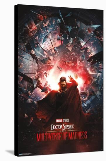 Marvel Doctor Strange in the Multiverse of Madness - Official One Sheet-Trends International-Stretched Canvas