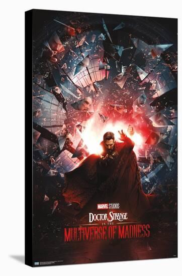 Marvel Doctor Strange in the Multiverse of Madness - Official One Sheet-Trends International-Stretched Canvas