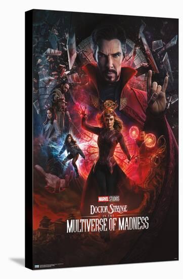 Marvel Doctor Strange in the Multiverse of Madness - One Sheet Variant-Trends International-Stretched Canvas