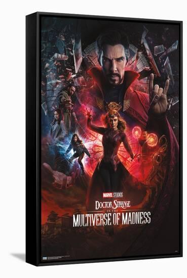 Marvel Doctor Strange in the Multiverse of Madness - One Sheet Variant-Trends International-Framed Stretched Canvas