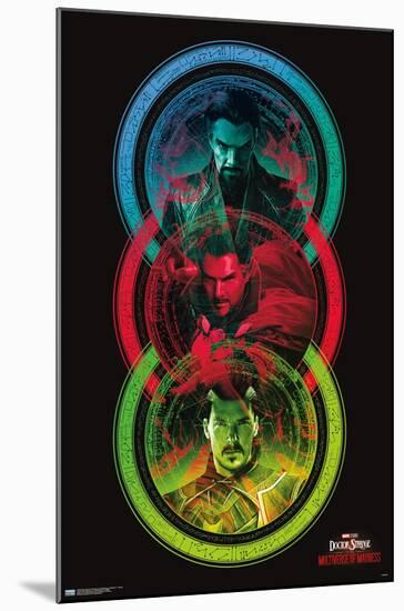 Marvel Doctor Strange in the Multiverse of Madness - Tricolor-Trends International-Mounted Poster