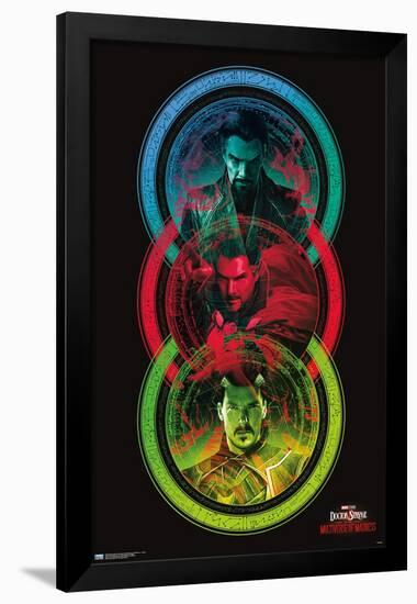 Marvel Doctor Strange in the Multiverse of Madness - Tricolor-Trends International-Framed Poster