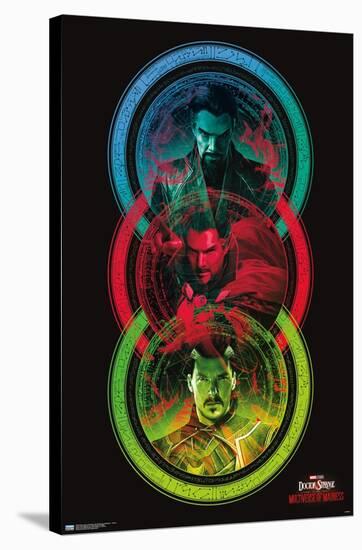 Marvel Doctor Strange in the Multiverse of Madness - Tricolor-Trends International-Stretched Canvas