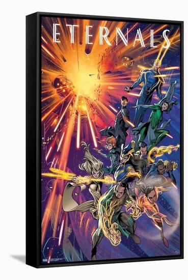 Marvel Eternals - Immortals Walk Comic-Trends International-Framed Stretched Canvas