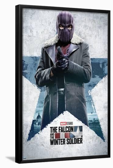 Marvel Falcon and Winter Soldier - Baron Zemo One Sheet-Trends International-Framed Poster