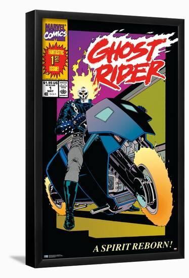 Marvel Ghost Rider - Ghost Rider #1-Trends International-Framed Poster