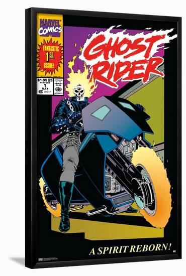 Marvel Ghost Rider - Ghost Rider #1-Trends International-Framed Poster