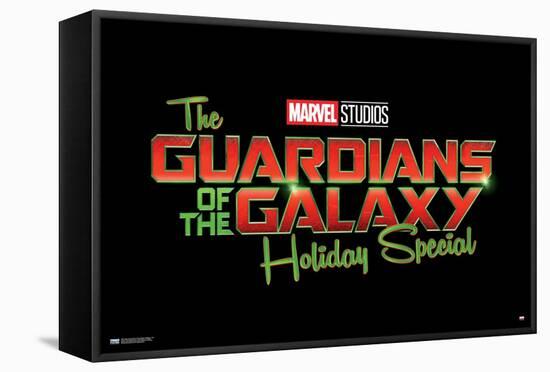 Marvel Guardians of the Galaxy Holiday Special - Logo-Trends International-Framed Stretched Canvas