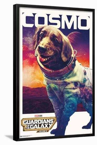 Marvel Guardians of the Galaxy Vol. 3 - Cosmo One Sheet-Trends International-Framed Poster