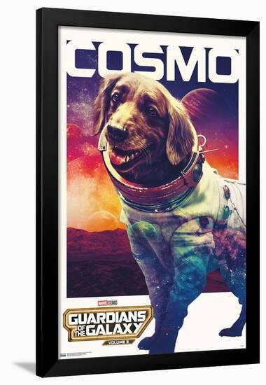 Marvel Guardians of the Galaxy Vol. 3 - Cosmo One Sheet-Trends International-Framed Poster