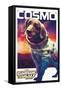 Marvel Guardians of the Galaxy Vol. 3 - Cosmo One Sheet-Trends International-Framed Stretched Canvas