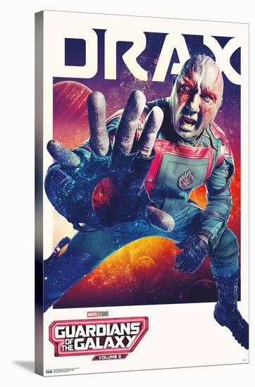 Marvel Guardians of the Galaxy Vol. 3 - Drax One Sheet-Trends International-Stretched Canvas