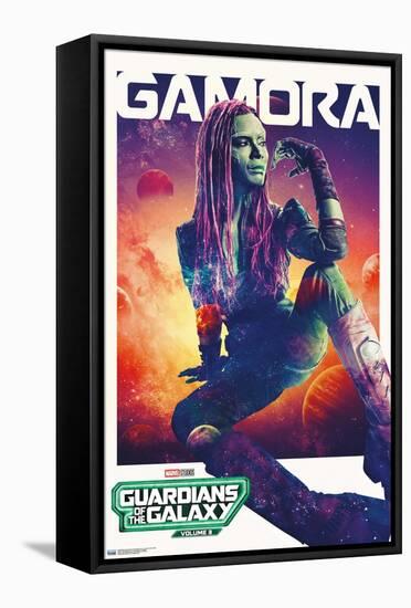 Marvel Guardians of the Galaxy Vol. 3 - Gamora One Sheet-Trends International-Framed Stretched Canvas