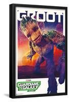 Marvel Guardians of the Galaxy Vol. 3 - Groot One Sheet-Trends International-Framed Poster