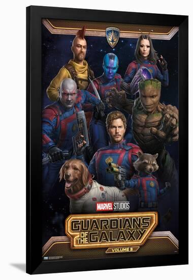 Marvel Guardians of the Galaxy Vol 3 - Group-Trends International-Framed Poster