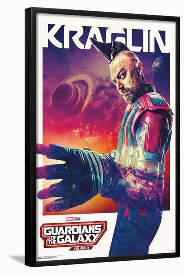 Marvel Guardians of the Galaxy Vol. 3 - Kraglin One Sheet-Trends International-Framed Poster