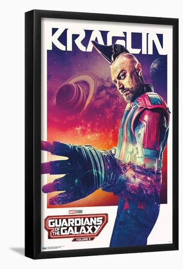 Marvel Guardians of the Galaxy Vol. 3 - Kraglin One Sheet-Trends International-Framed Poster