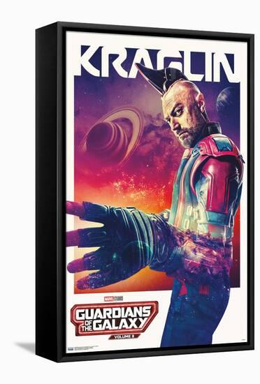 Marvel Guardians of the Galaxy Vol. 3 - Kraglin One Sheet-Trends International-Framed Stretched Canvas