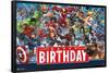 Marvel - Happy Birthday-Trends International-Framed Poster