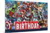 Marvel - Happy Birthday-Trends International-Mounted Poster