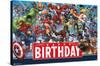 Marvel - Happy Birthday-Trends International-Stretched Canvas