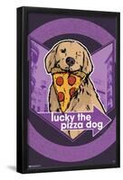 Marvel Hawkeye - Lucky (Pizza Dog) Graphic-Trends International-Framed Poster