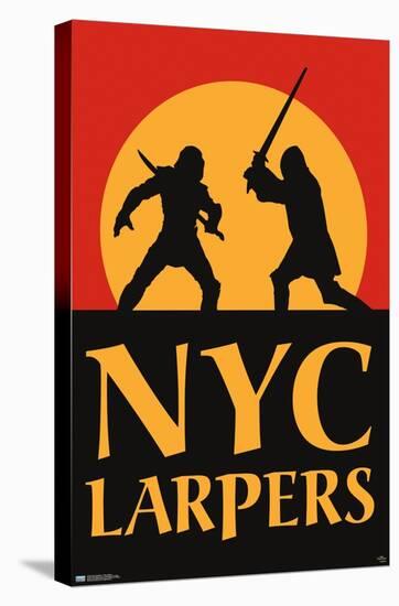 Marvel Hawkeye - NYC LARPers-Trends International-Stretched Canvas