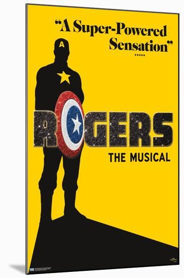 Marvel Hawkeye - Rogers The Musical Playbill-Trends International-Mounted Poster