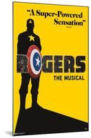 Marvel Hawkeye - Rogers The Musical Playbill-Trends International-Mounted Poster