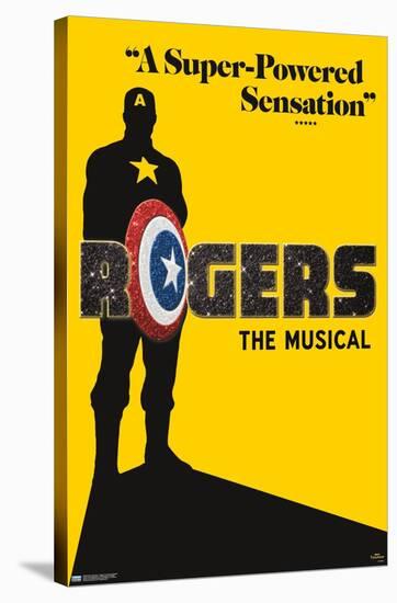 Marvel Hawkeye - Rogers The Musical Playbill-Trends International-Stretched Canvas