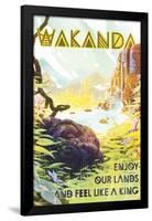 Marvel: Hero Lands - Wakanda-Trends International-Framed Poster