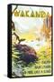 Marvel: Hero Lands - Wakanda-Trends International-Framed Stretched Canvas