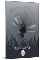 Marvel Heroic Silhouette - Ant-Man-Trends International-Mounted Poster