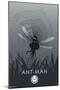 Marvel Heroic Silhouette - Ant-Man-Trends International-Mounted Poster