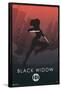 Marvel Heroic Silhouette - Black Widow-Trends International-Framed Poster