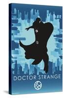 Marvel Heroic Silhouette - Doctor Strange-Trends International-Stretched Canvas