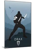 Marvel Heroic Silhouette - Drax-Trends International-Mounted Poster