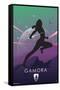 Marvel Heroic Silhouette - Gamora-Trends International-Framed Stretched Canvas