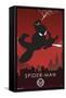 Marvel Heroic Silhouette - Spider-Man-Trends International-Framed Stretched Canvas