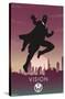 Marvel Heroic Silhouette - Vision-Trends International-Stretched Canvas