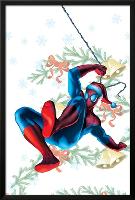 Marvel Holiday Special #1 Cover: Spider-Man-null-Lamina Framed Poster