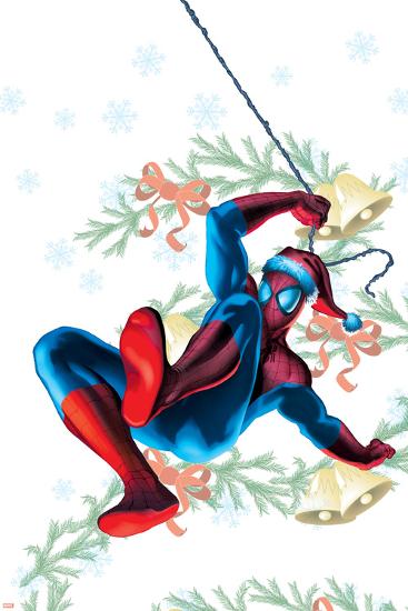 Marvel Holiday Special #1 Cover: Spider-Man-null-Lamina Framed Poster