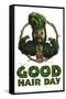 Marvel I Am Groot - Good Hair Day-Trends International-Framed Stretched Canvas