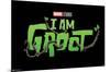 Marvel I Am Groot - Logo-Trends International-Mounted Poster