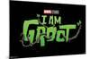 Marvel I Am Groot - Logo-Trends International-Mounted Poster
