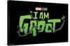 Marvel I Am Groot - Logo-Trends International-Stretched Canvas