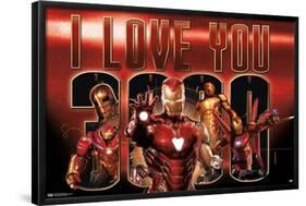 Marvel - I Love You 3000-Trends International-Framed Poster