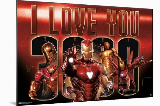 Marvel - I Love You 3000-Trends International-Mounted Poster